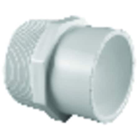 Charlotte Pipe And Foundry Charlotte Pipe Schedule 40 3/4 in. MPT X 1 in. D Slip PVC Pipe Adapter 1 pk PVC 02110 0700
